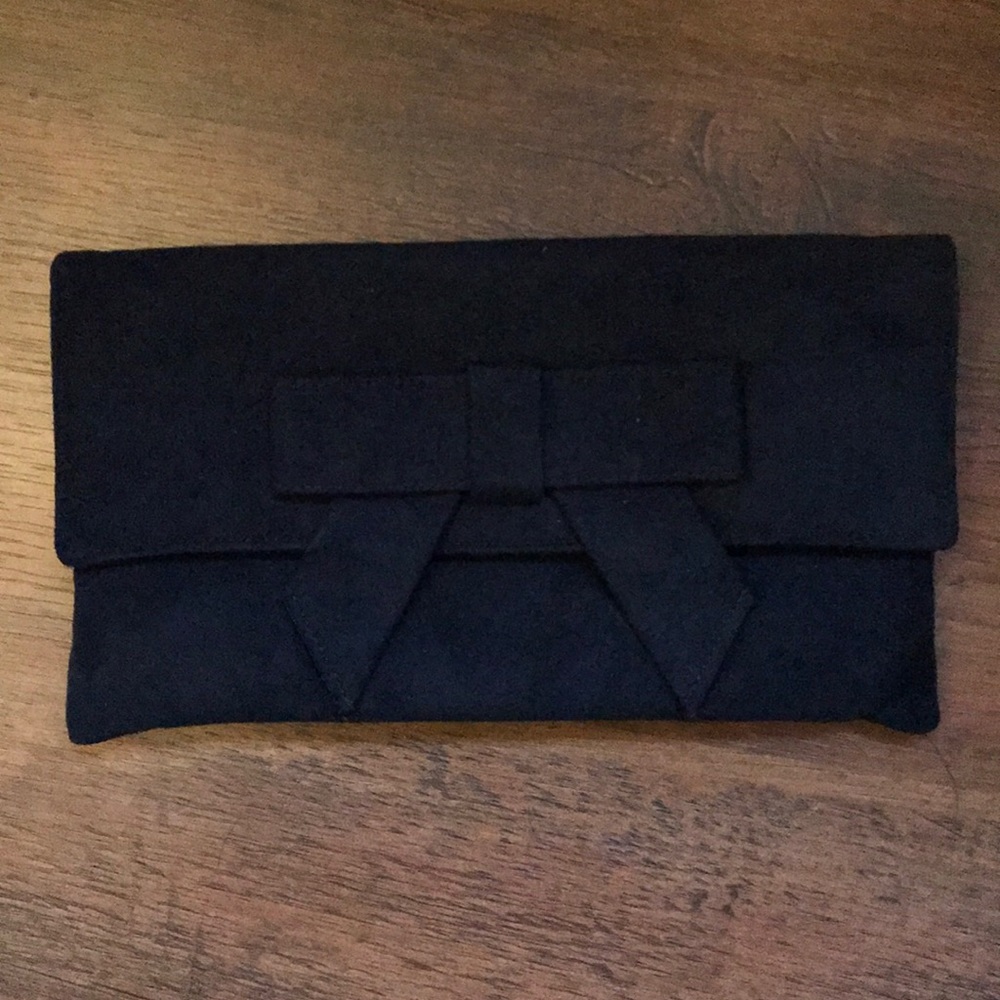 Brand new Navy Bow Clutch!